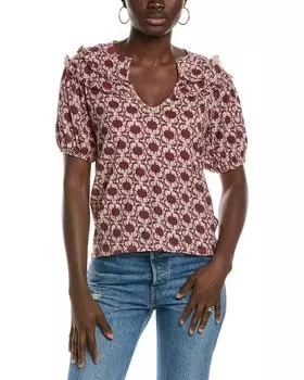 Футболка Nation LTD Judith Yoked, красный