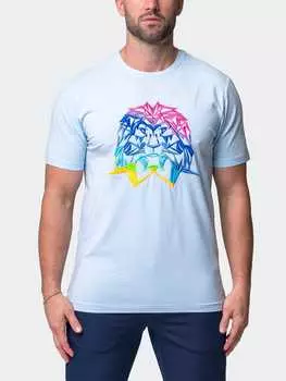 Футболка Neon LightBlue MACEOO, синий