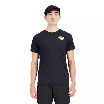 Футболка New Balance Graphic Heathertech, черный