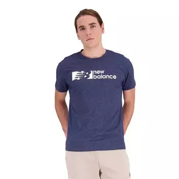 Футболка New Balance Graphic Heathertech, синий
