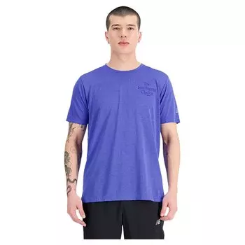 Футболка New Balance Graphic Impact Run, синий