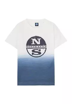 Футболка North Sails, синий/белый
