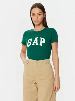 Футболка обычного кроя 417797-20 Gap, зеленый