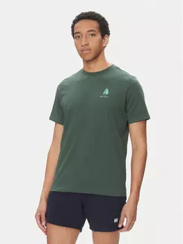 Футболка обычного кроя Shoreline 54601 Helly Hansen, зеленый