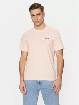 Футболка обычного кроя TH5231 Lacoste, розовый