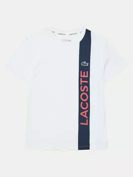 Футболка обычного кроя TJ8489 Lacoste, белый