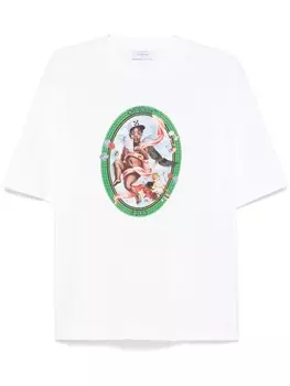 Футболка Off-White Fresco Oval, белый