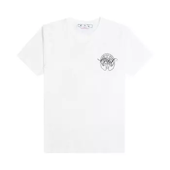 Футболка Off-White Hand Arrow Over T-Shirt, белый