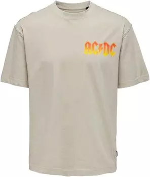 Футболка Only & Sons, бежевый