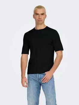 Футболка ONLY & SONS, черный