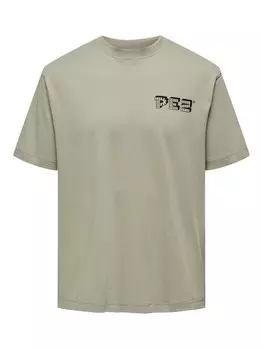 Футболка Only & Sons, хаки
