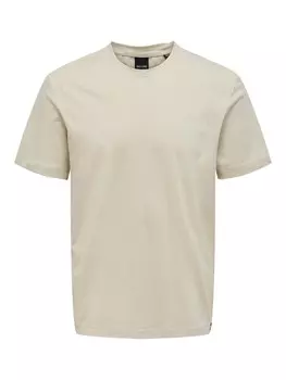 Футболка Only & Sons Max, бежевый