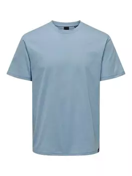 Футболка Only & Sons MAX, дымчатый синий