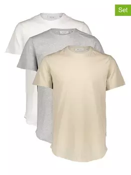 Футболка ONLY & SONS s, цвет beige/hellgrau/wei