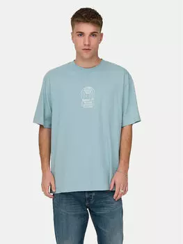 Футболка Only & Sons, синий
