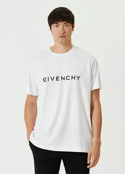 Футболка оверсайз с логотипом Givenchy, белый