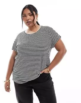 Футболка оверсайз в монополоску Vero Moda