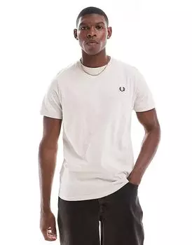 Футболка овсяно-белого цвета Fred Perry
