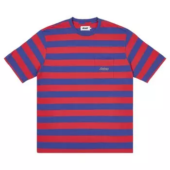 Футболка Palace Block Stripe, темно-синяя