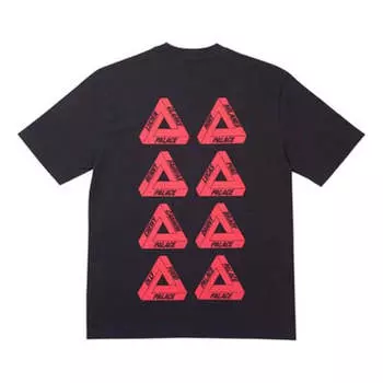 Футболка PALACE Pro Tool T-Shirt Black Alphabet Printing Logo Short Sleeve Unisex, черный