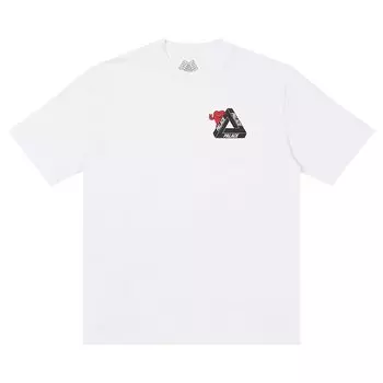 Футболка Palace Tri-Hearts 'White', белый