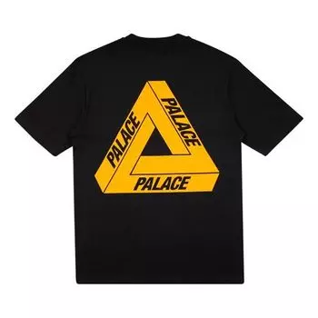 Футболка PALACE Tri-To-Help limited Orange Triangle Short Sleeve Unisex Black, черный