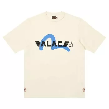 Футболка Palace x Evisu Logo, белый