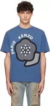 Футболка Paris Pop Kenzo, синий