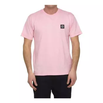 Футболка patch t-shirt 'pink' Stone Island, розовый
