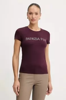 Футболка Patrizia Pepe, бордовый