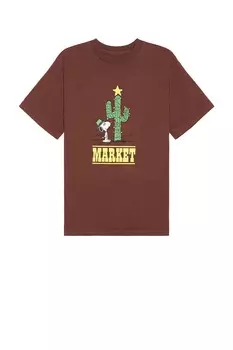 Футболка Peanuts desert start, washed brown