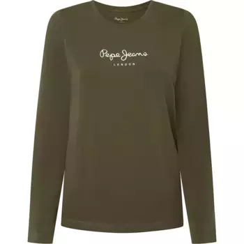 Футболка Pepe Jeans New Virginia Ls N, зеленый