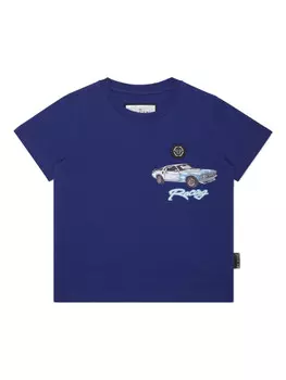 Футболка Philipp Plein Cars Racing, синий