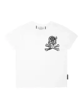 Футболка Philipp Plein Skull&Bones, белый