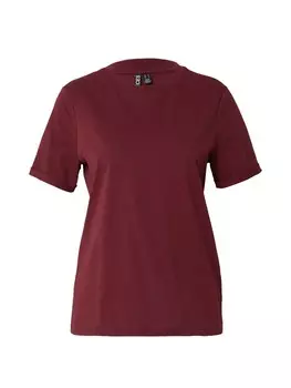 Футболка PIECES RIA, цвет Wine red