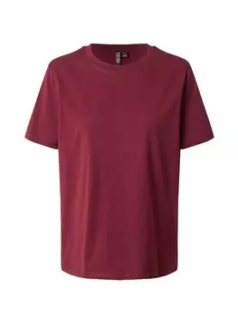 Футболка PIECES RIA, цвет Wine red