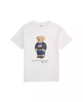 Футболка Polo Bear для старших мальчиков Polo Ralph Lauren, белый