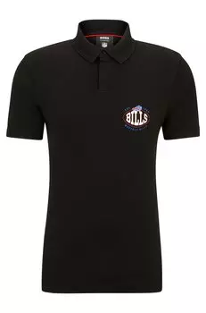 Футболка поло Boss X Nfl Cotton-piqu Collaborative Branding, Bills
