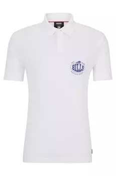 Футболка поло Boss X Nfl Cotton-piqu Collaborative Branding, Bills