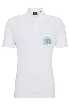 Футболка поло Boss X Nfl Cotton-piqu Collaborative Branding, Chargers