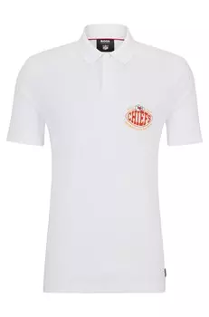 Футболка поло Boss X Nfl Cotton-piqu Collaborative Branding, Chiefs