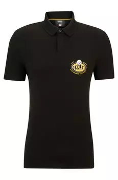 Футболка поло Boss X Nfl Cotton-piqu Collaborative Branding, Steelers