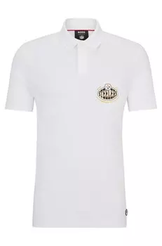 Футболка поло Boss X Nfl Cotton-piqu Collaborative Branding, Steelers
