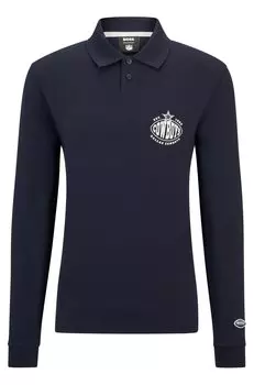Футболка поло Boss X Nfl Long-sleeved Collaborative Branding, Cowboys