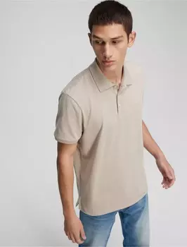 Футболка поло Calvin Klein Solid, бежевый