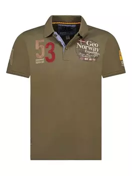 Футболка поло Geographical Norway, хаки