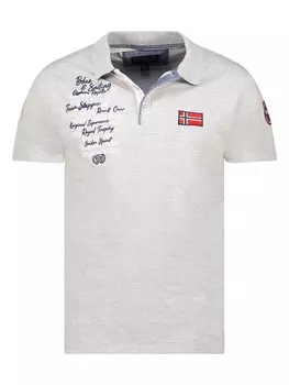 Футболка поло Geographical Norway, серый