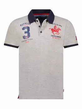 Футболка поло Geographical Norway, серый