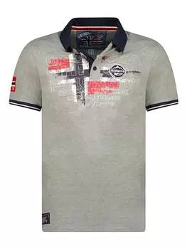 Футболка поло Geographical Norway, серый