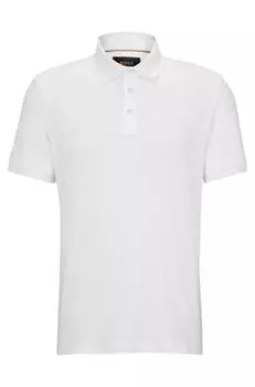 Футболка-поло Hugo Boss Mercerized Cotton Polo, белый